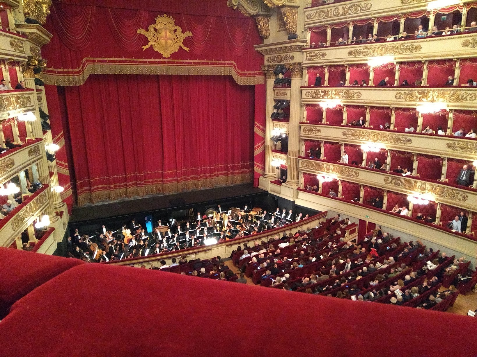 Interior of Teatro alla Scala, Milan